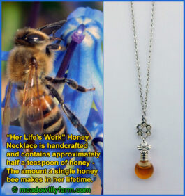 Honeycomb Honey Necklace