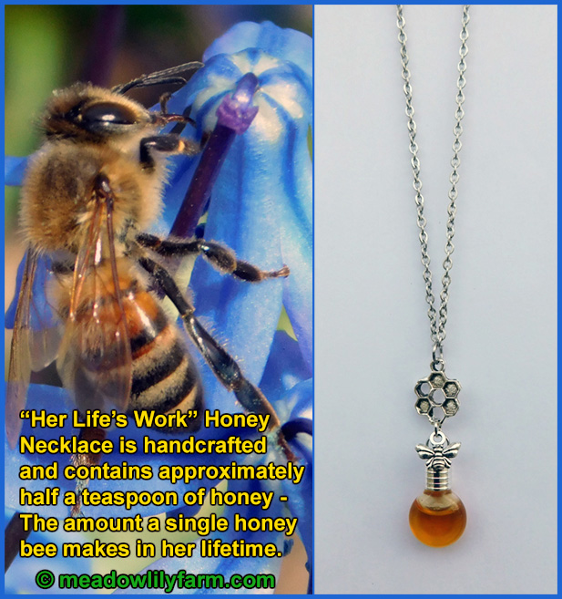 Honey and Honeycomb Necklace Her Life s Work