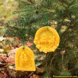 Beeswax Nativity Scene Ornaments